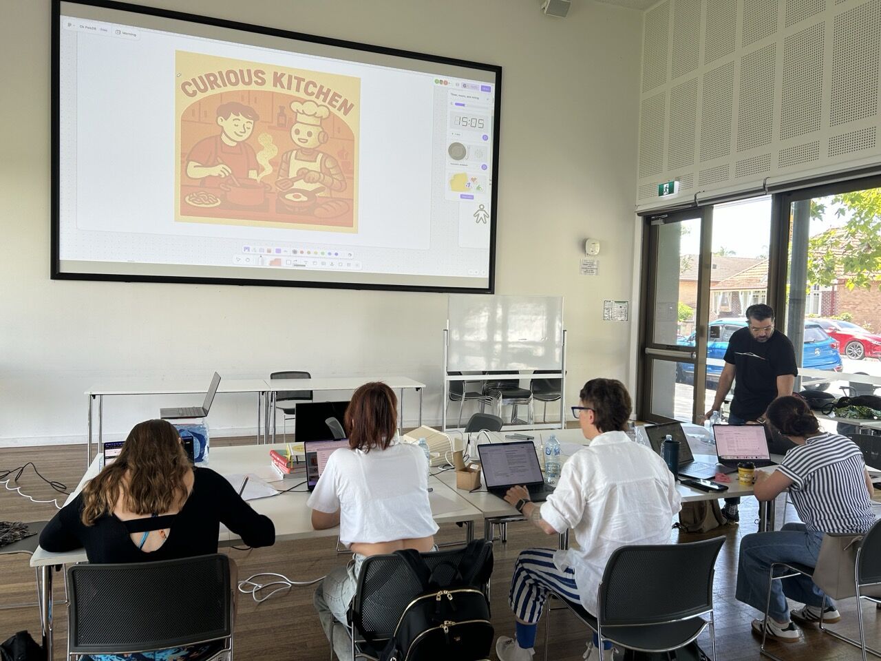 Workshop participants at a recent Curious Kitchen